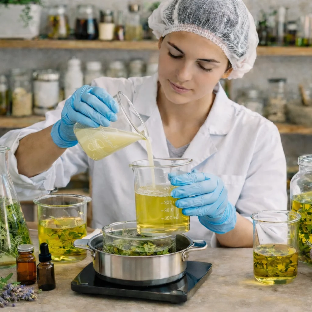 Cosméticos naturales artesanales: jabones, cremas y sérums